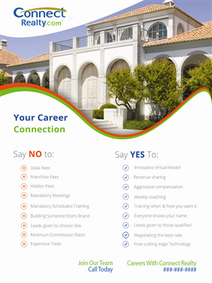 Print Design by godamiskinyte for Connect Realty | Design: #3876886