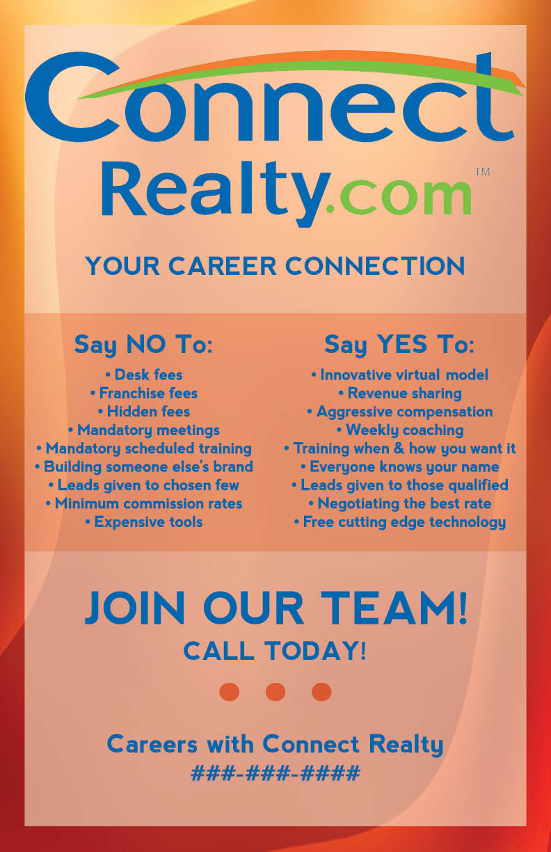 Print Design by sarmstrong for Connect Realty | Design #3839396