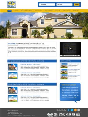 Wordpress Design by webxvision for AuctionServices.com, Inc. | Design #3836102