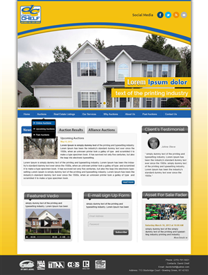 Design Wordpress par webxvision pour AuctionServices.com, Inc. | Design : #3846837