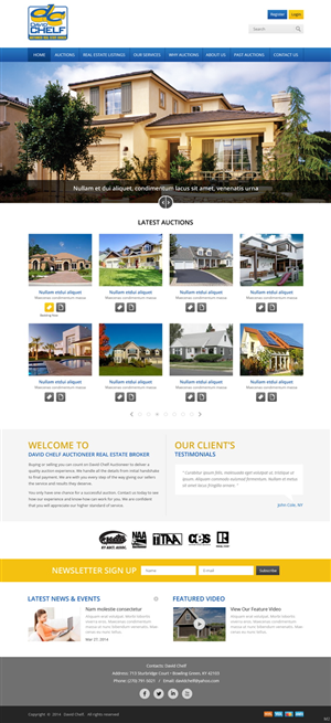 Wordpress Design by pb for AuctionServices.com, Inc. | Design: #3825412