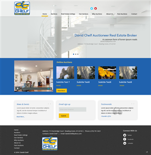 Wordpress Design by pb for AuctionServices.com, Inc. | Design: #3843059