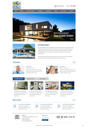 Wordpress Design by pb for AuctionServices.com, Inc. | Design: #3843061