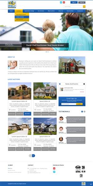 Wordpress Design by pb for AuctionServices.com, Inc. | Design: #3843086