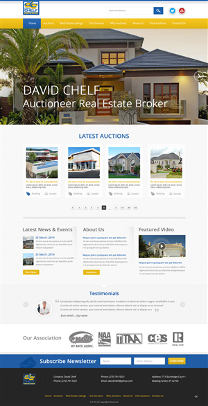 Wordpress Design by pb for AuctionServices.com, Inc. | Design: #3843088