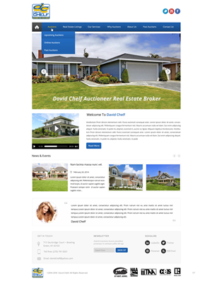 Wordpress Design by pb for AuctionServices.com, Inc. | Design: #3843091