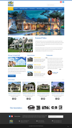 Wordpress Design by pb for AuctionServices.com, Inc. | Design: #3843095