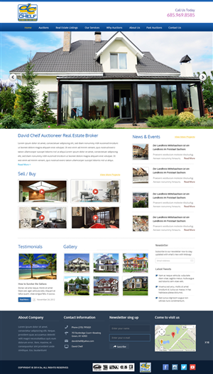 Wordpress Design by pb for AuctionServices.com, Inc. | Design: #3843104