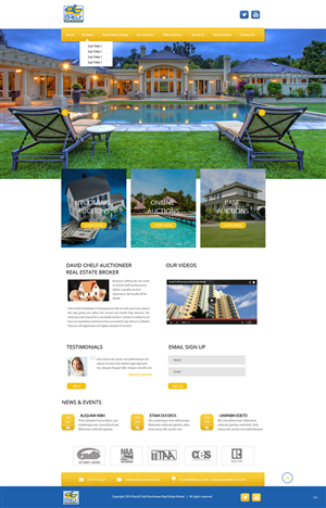 Wordpress Design by pb for AuctionServices.com, Inc. | Design: #3843106