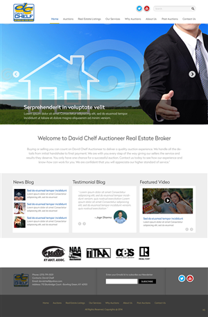 Wordpress Design by pb for AuctionServices.com, Inc. | Design: #3843111