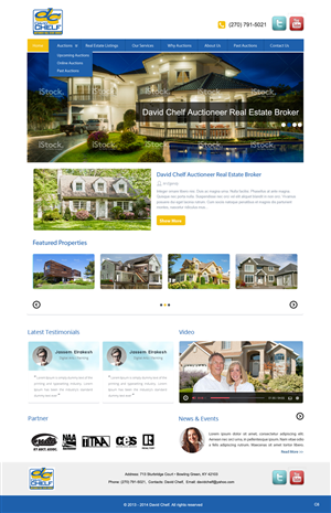Wordpress Design by pb for AuctionServices.com, Inc. | Design: #3843115