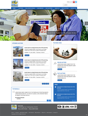 Wordpress Design by pb for AuctionServices.com, Inc. | Design: #3852160