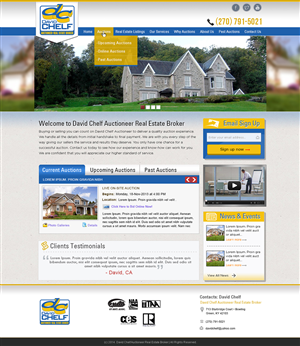 Wordpress Design by Tanvir for AuctionServices.com, Inc. | Design #3815145