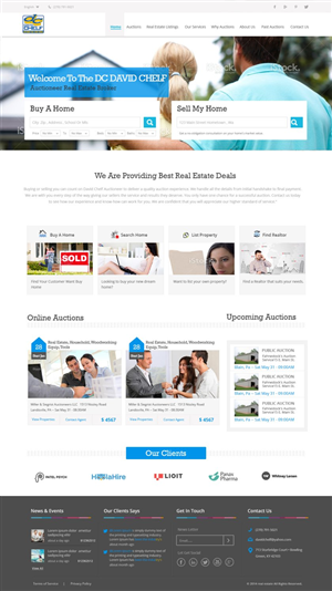Wordpress Design by TechWise for AuctionServices.com, Inc. | Design #3819304