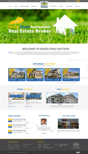 Design Wordpress par TechWise pour AuctionServices.com, Inc. | Design : #3826719