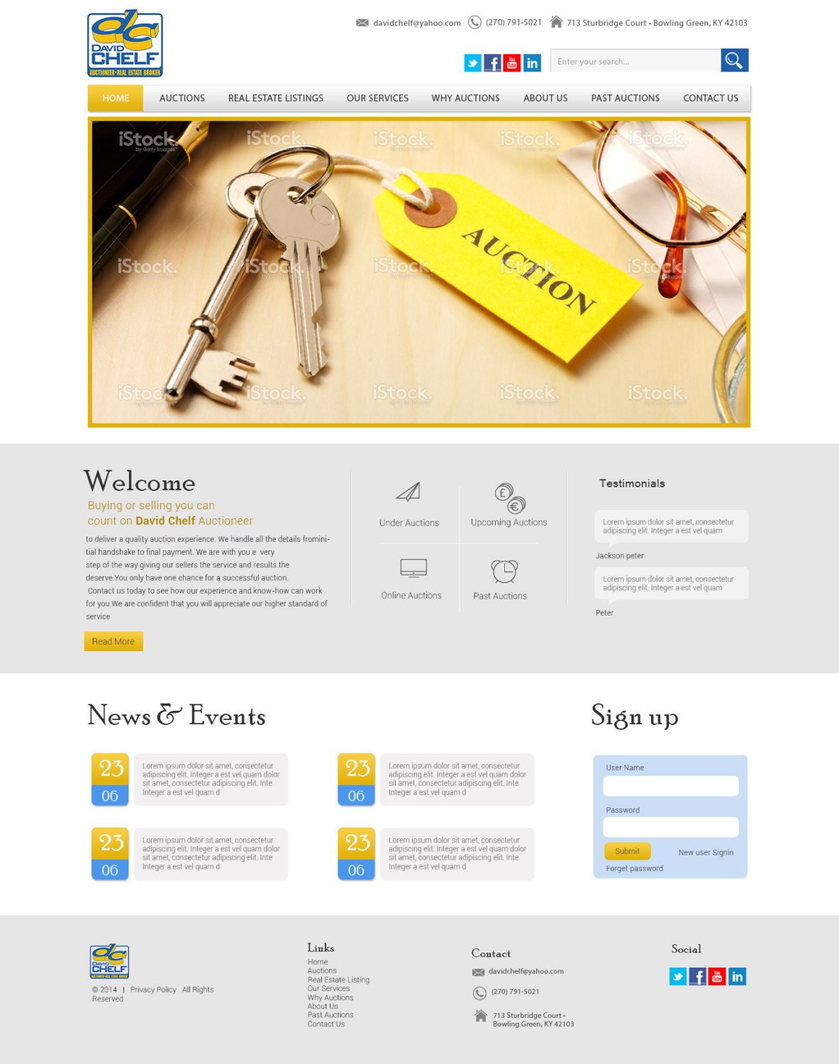 Diseño Wordpress por TechWise para AuctionServices.com, Inc. | Diseño #3826727