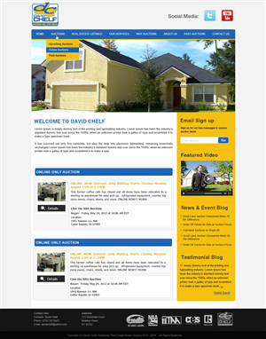 Design Wordpress par Creative X Designs pour AuctionServices.com, Inc. | Design : #3850311