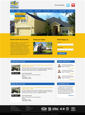 Design Wordpress par Creative X Designs pour AuctionServices.com, Inc. | Design : #3850909