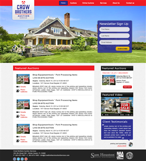 Wordpress Design by webxvision for AuctionServices.com, Inc. | Design #3894440