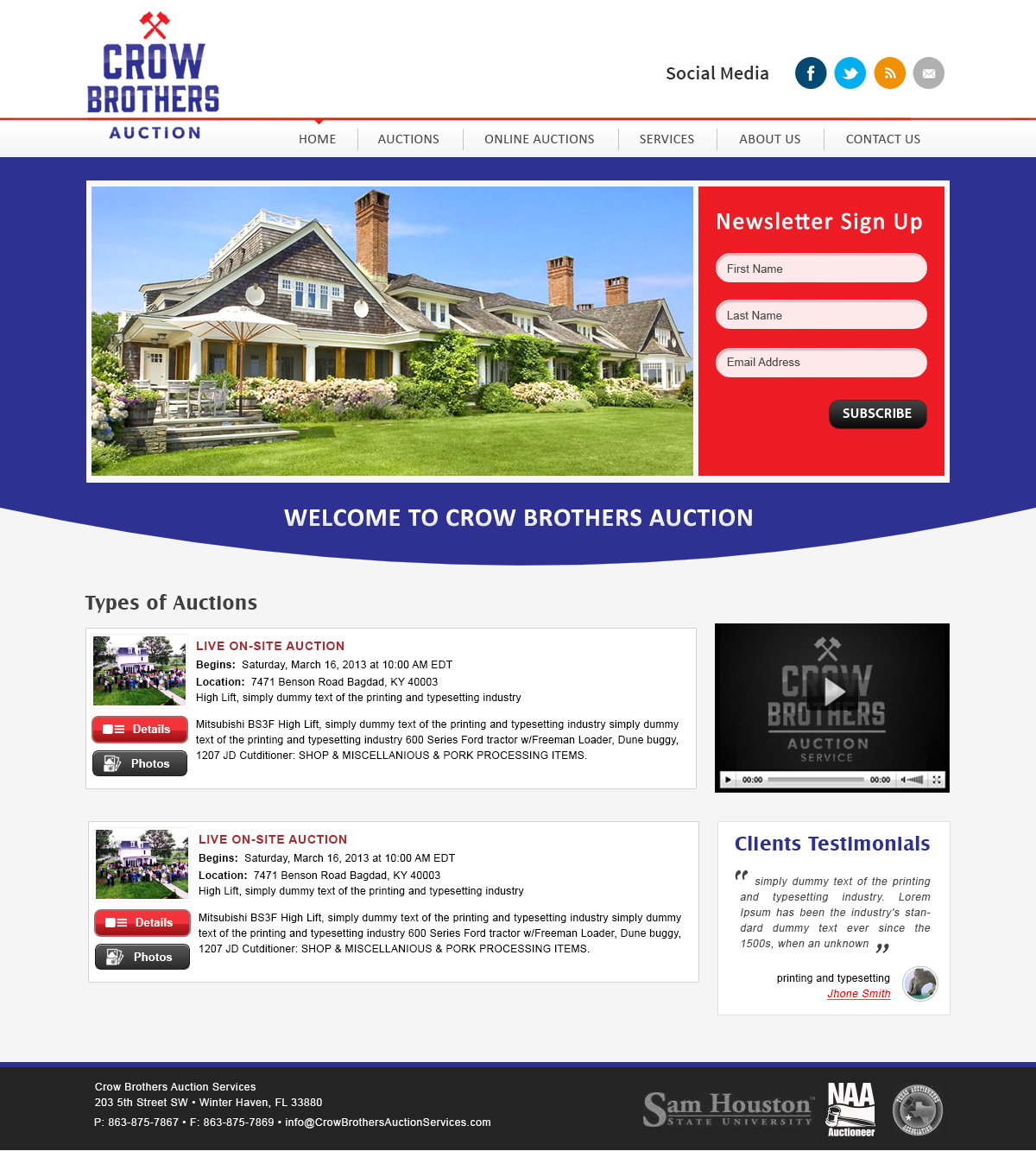 Diseño Wordpress por webxvision para AuctionServices.com, Inc. | Diseño #3895416