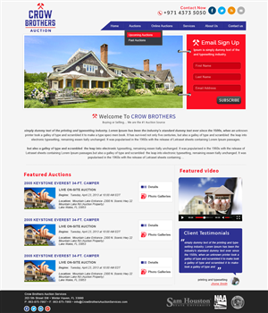 Diseño Wordpress por webxvision para AuctionServices.com, Inc. | Diseño: #3895421