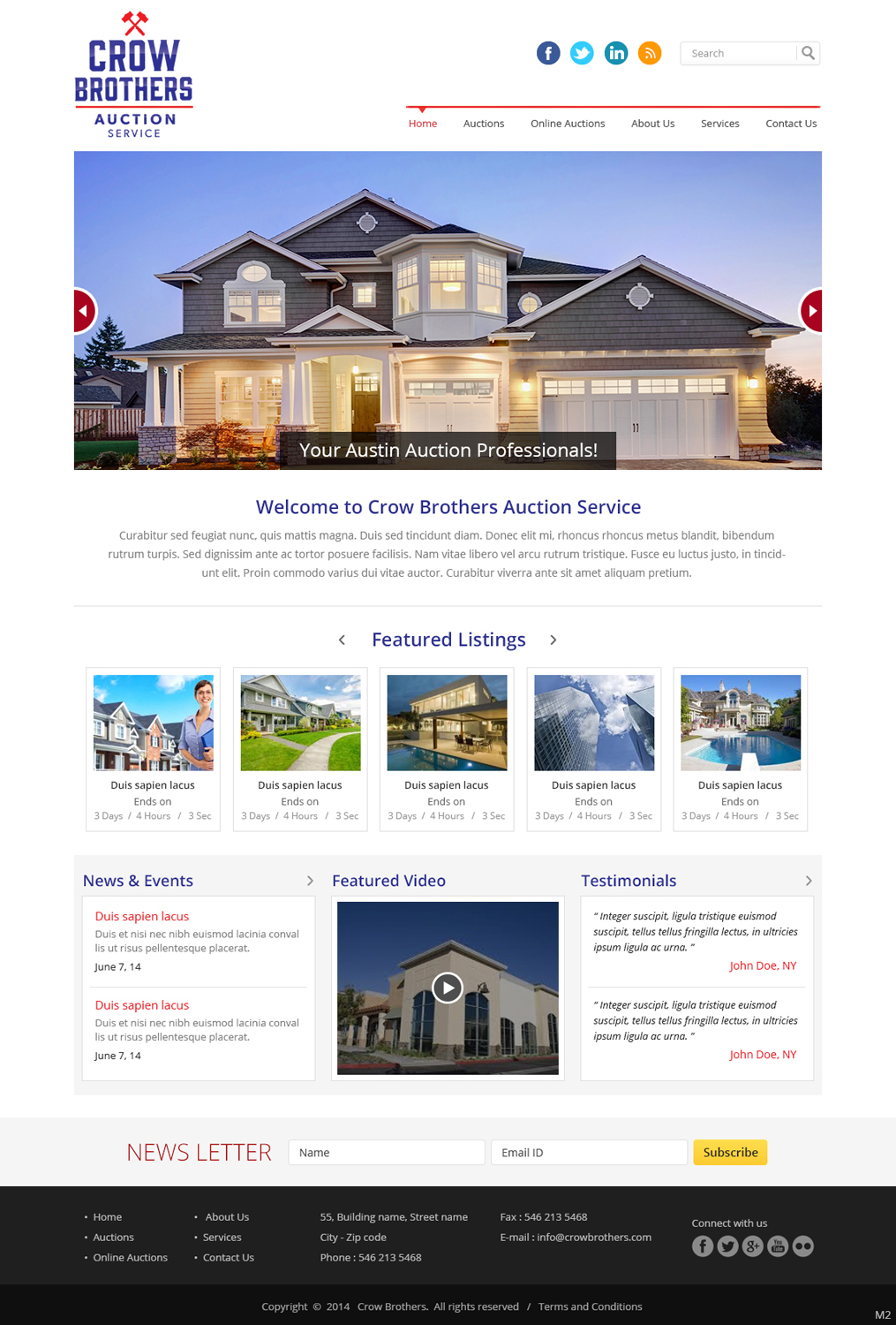 Diseño Wordpress por pb para AuctionServices.com, Inc. | Diseño #3887344