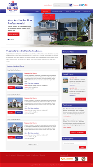 Diseño Wordpress por pb para AuctionServices.com, Inc. | Diseño: #3893665
