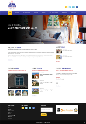 Diseño Wordpress por pb para AuctionServices.com, Inc. | Diseño: #3893673
