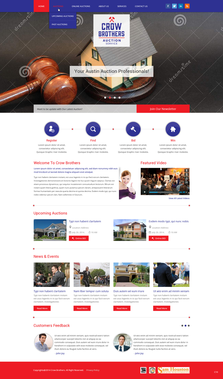 Diseño Wordpress por pb para AuctionServices.com, Inc. | Diseño #3893682