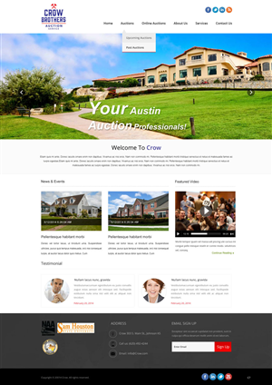 Diseño Wordpress por pb para AuctionServices.com, Inc. | Diseño: #3893692
