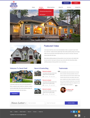 Diseño Wordpress por pb para AuctionServices.com, Inc. | Diseño: #3893702