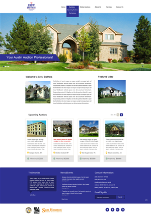 Diseño Wordpress por pb para AuctionServices.com, Inc. | Diseño: #3893704