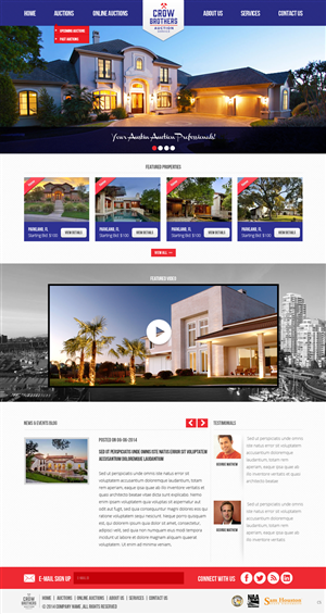 Diseño Wordpress por pb para AuctionServices.com, Inc. | Diseño: #3893788