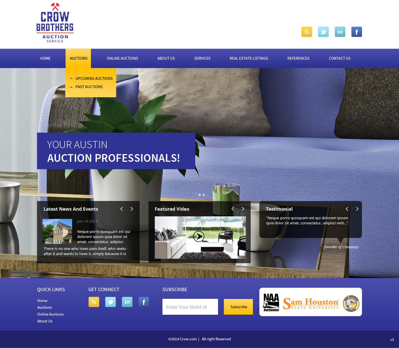 Diseño Wordpress por pb para AuctionServices.com, Inc. | Diseño #3896073