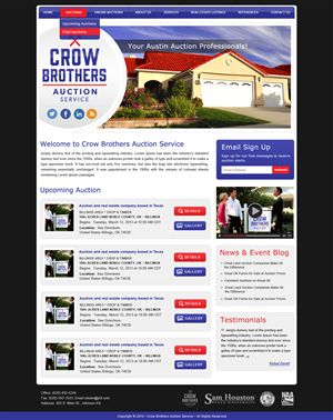 Diseño Wordpress por Creative X Designs para AuctionServices.com, Inc. | Diseño: #3888712