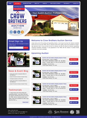 Diseño Wordpress por Creative X Designs para AuctionServices.com, Inc. | Diseño: #3890090