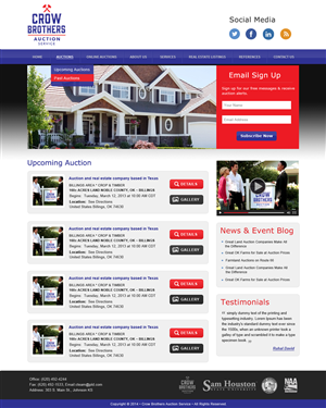 Diseño Wordpress por Creative X Designs para AuctionServices.com, Inc. | Diseño: #3890579