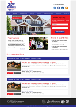 Diseño Wordpress por Creative X Designs para AuctionServices.com, Inc. | Diseño: #3891252