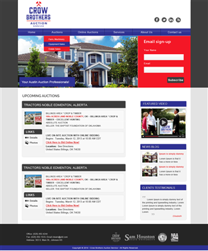 Diseño Wordpress por Creative X Designs para AuctionServices.com, Inc. | Diseño: #3908947