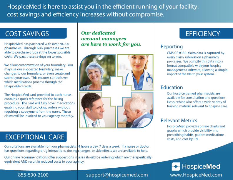 Design de Brochure par TedAtkinson pour HospiceMed | Design #3897701