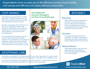 Hospice pharmacy billing program needing a brochure | Brochure Design by TedAtkinson