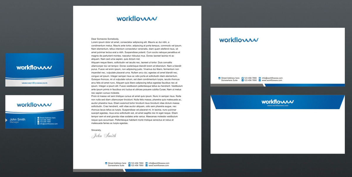 Stationery Design by Dolyjahin7 for this project | Design #1042390