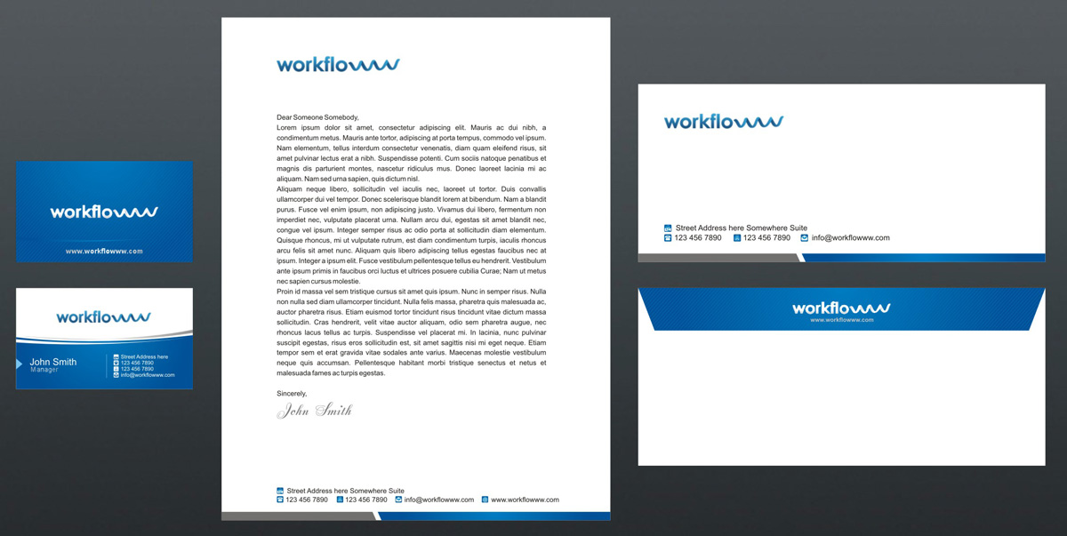Stationery Design by Dolyjahin7 for this project | Design #1042396