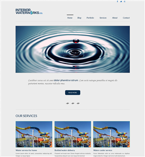 Web Design by Tariq Shamim for Interior Waterworks Ltd | Design #3817863