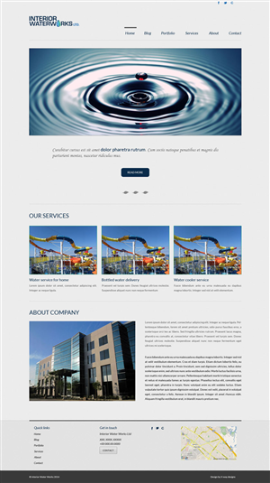 Web Design by Tariq Shamim for Interior Waterworks Ltd | Design: #3817900