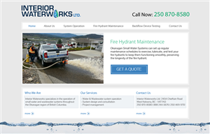 Web Design by Zainab Enterprises for Interior Waterworks Ltd | Design #3877901