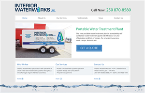 Web Design by Kreative Ideaz for Interior Waterworks Ltd | Design: #4733754