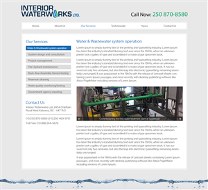 Web Design by Kreative Ideaz for Interior Waterworks Ltd | Design: #4733930