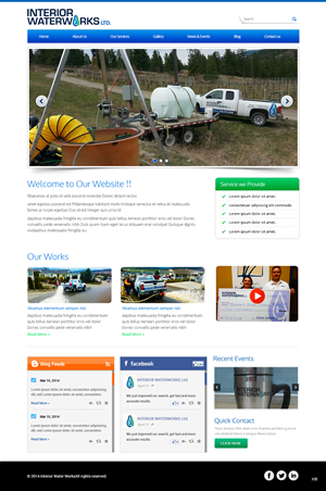 Web Design by pb for Interior Waterworks Ltd | Design: #3845036