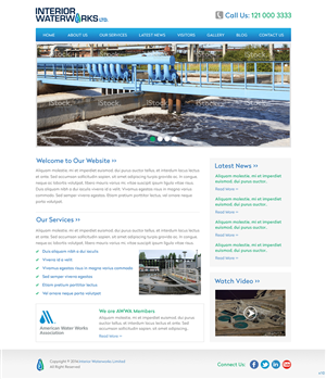 Web Design by pb for Interior Waterworks Ltd | Design: #3853100